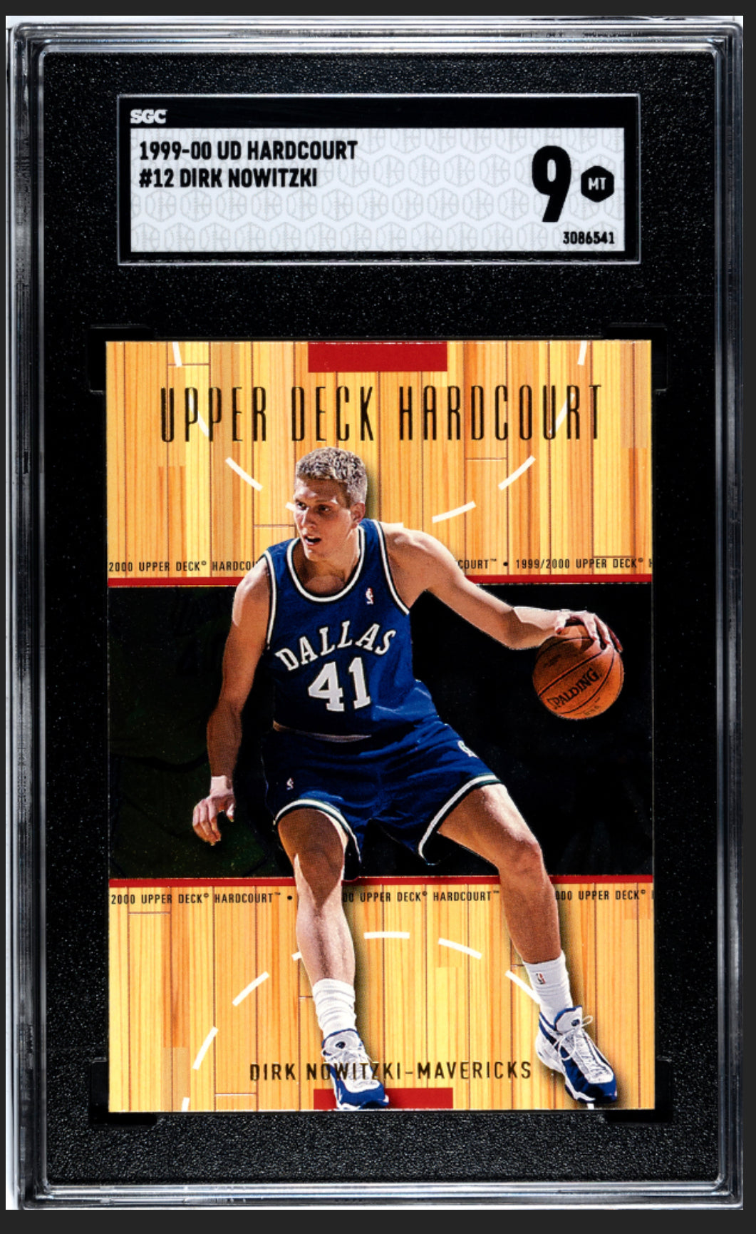 1999-00 UD Hardcourt Dirk Nowitzki #12 - SGC 9