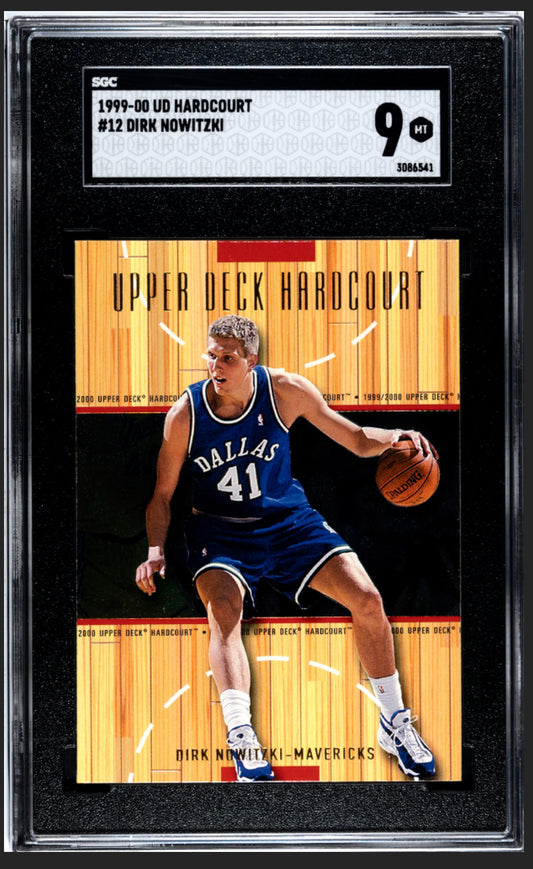 1999-00 UD Hardcourt Dirk Nowitzki #12 - SGC 9