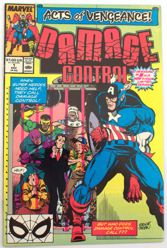 Marvel Acts of Vengeance Damage Control 1 December 1989