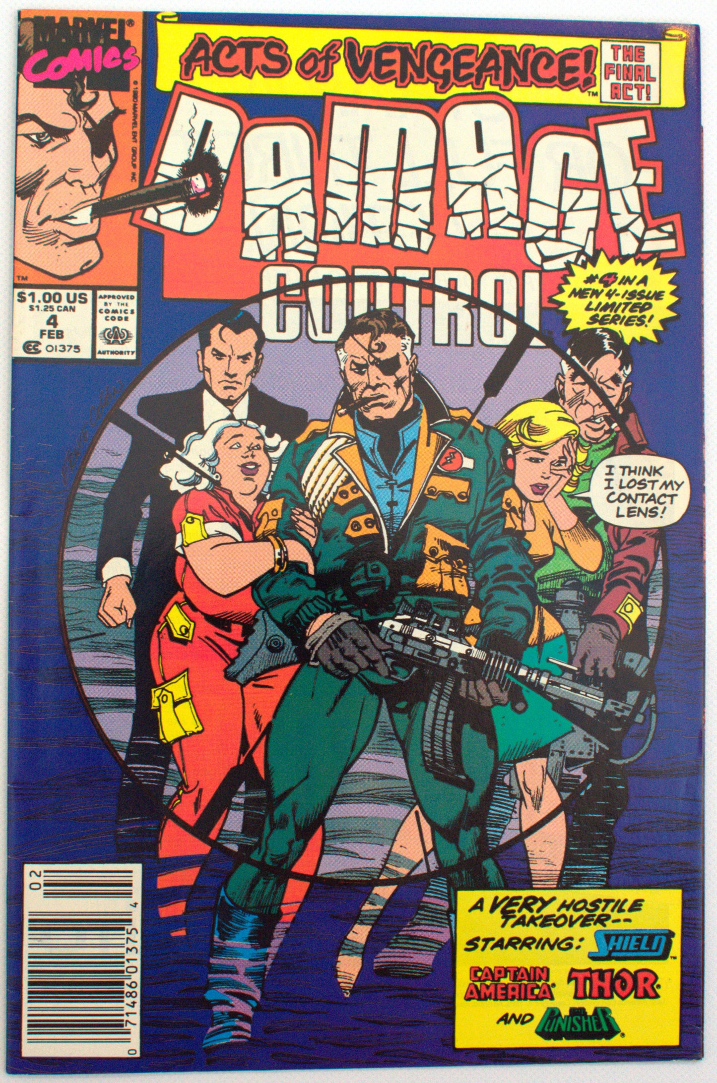 Marvel Acts of Vengeance Damage Control 4 February 1990