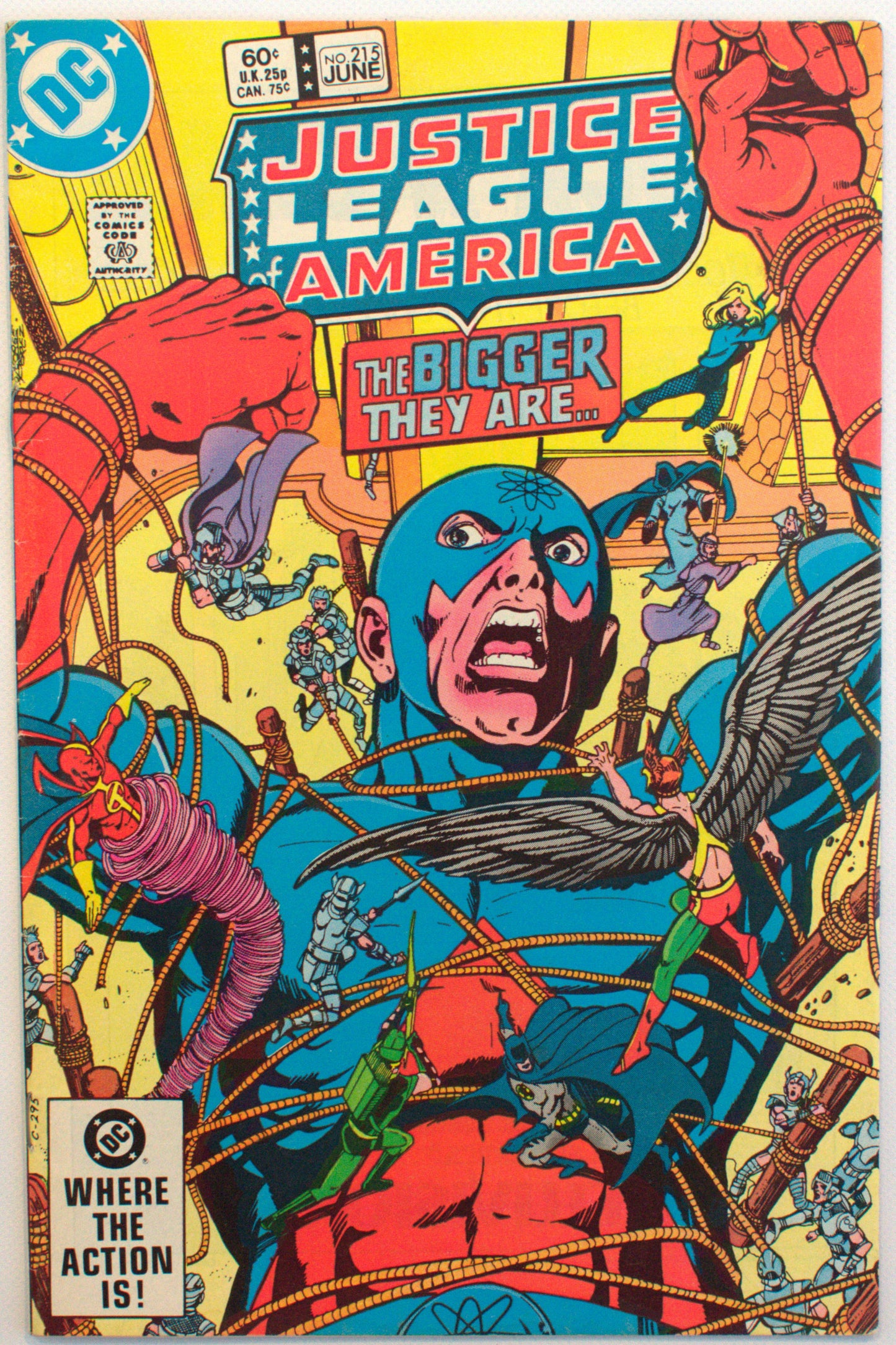 DC Justice League of America 215 June 1983