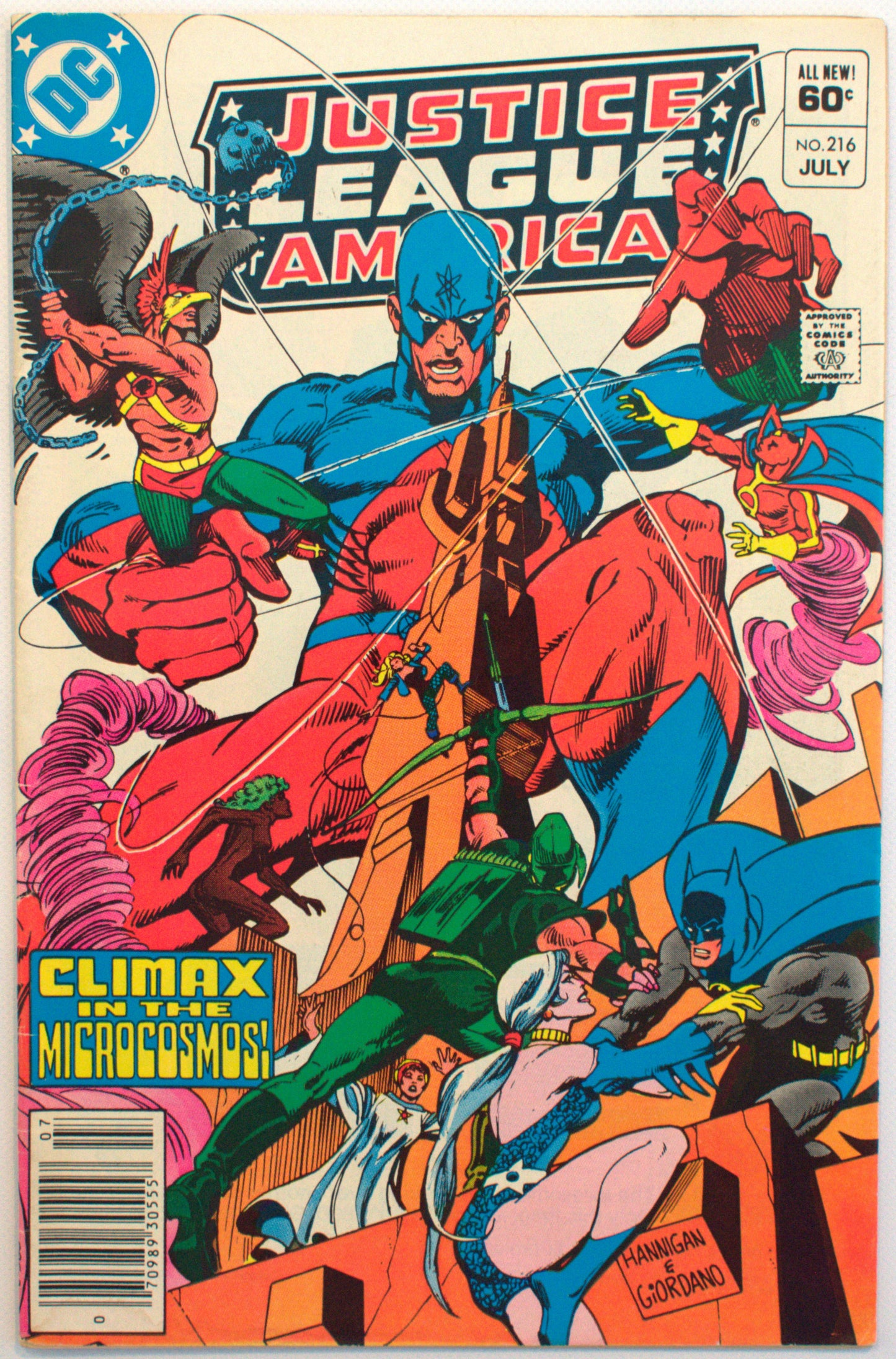DC Justice League of America 216 July 1983