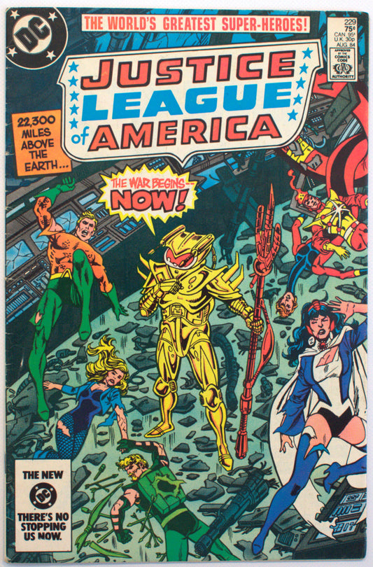 DC Justice League of America 229 August 1984