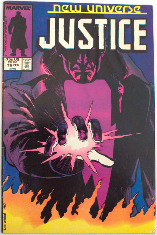 Marvel New Universe Justice February 16 1987