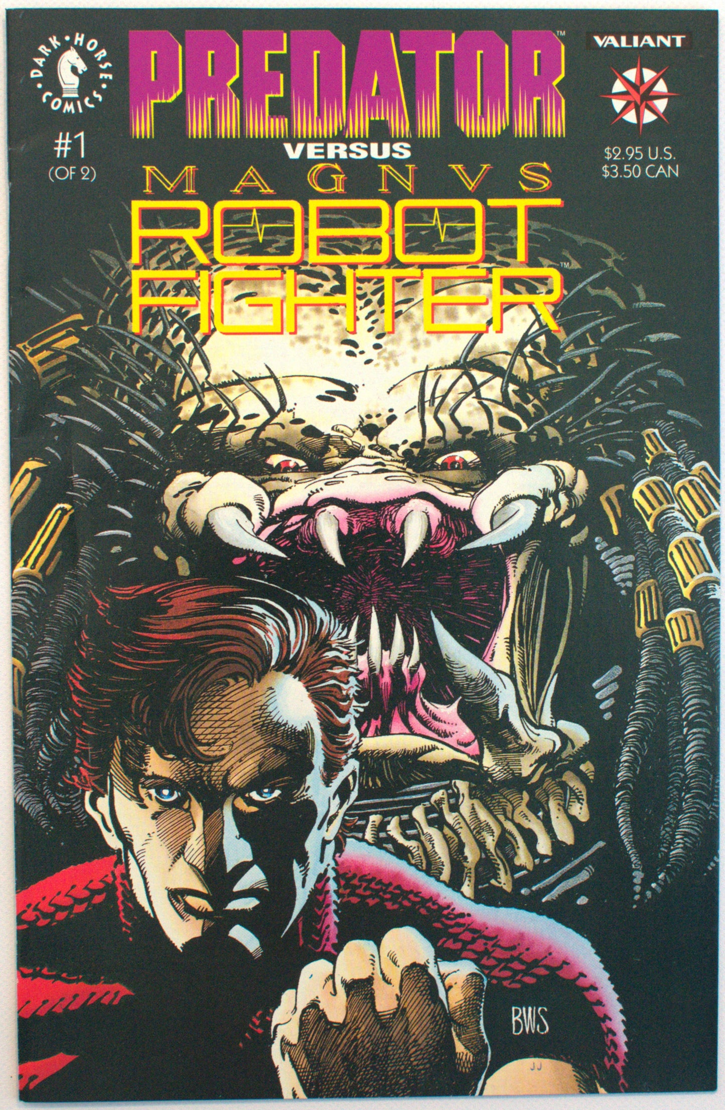 Dark Horse Predator Versus Magnus Robot Fighter 1 November 1992
